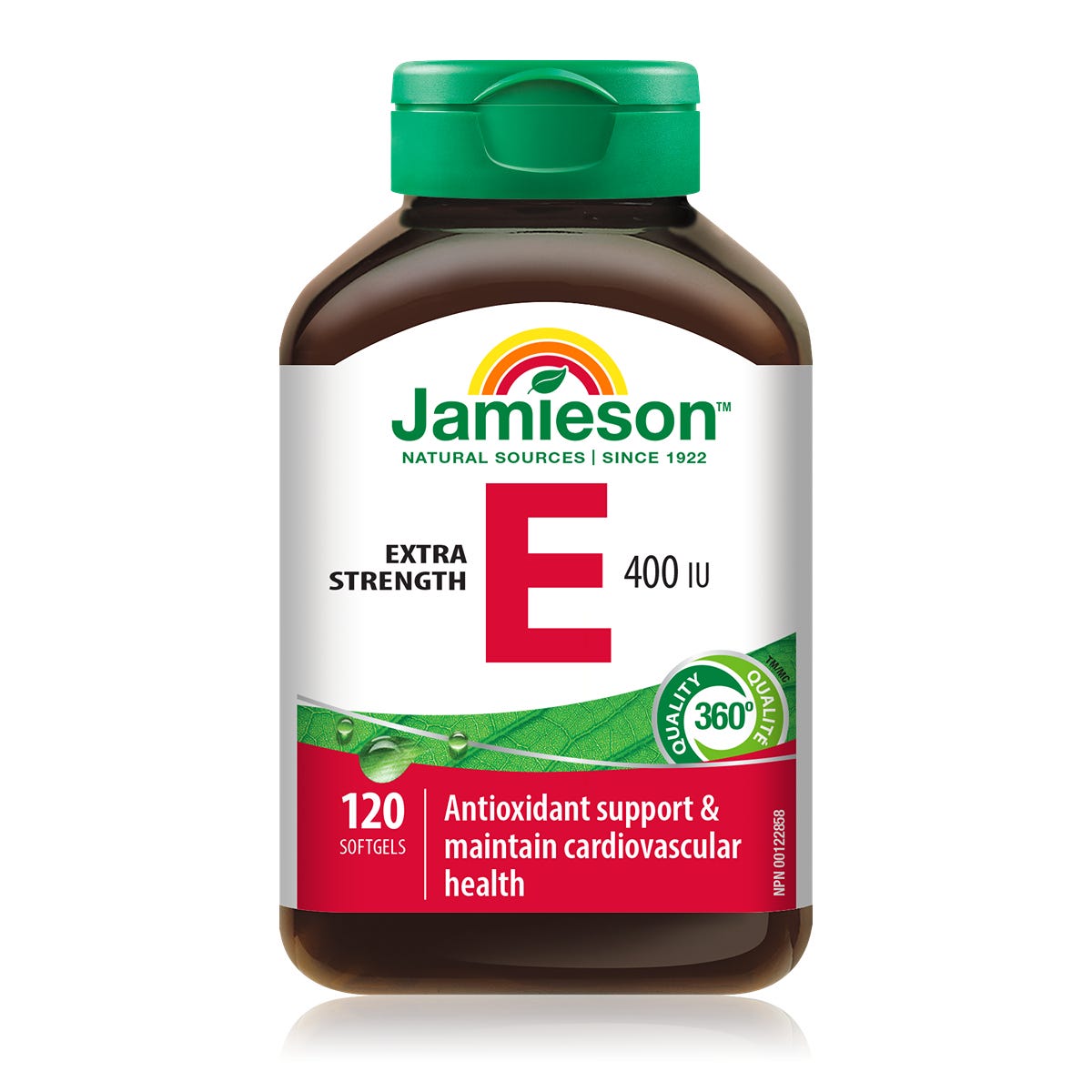 Jamieson Vitamin E 400IU 120 Capsules — authentic Hong Kong health & beauty