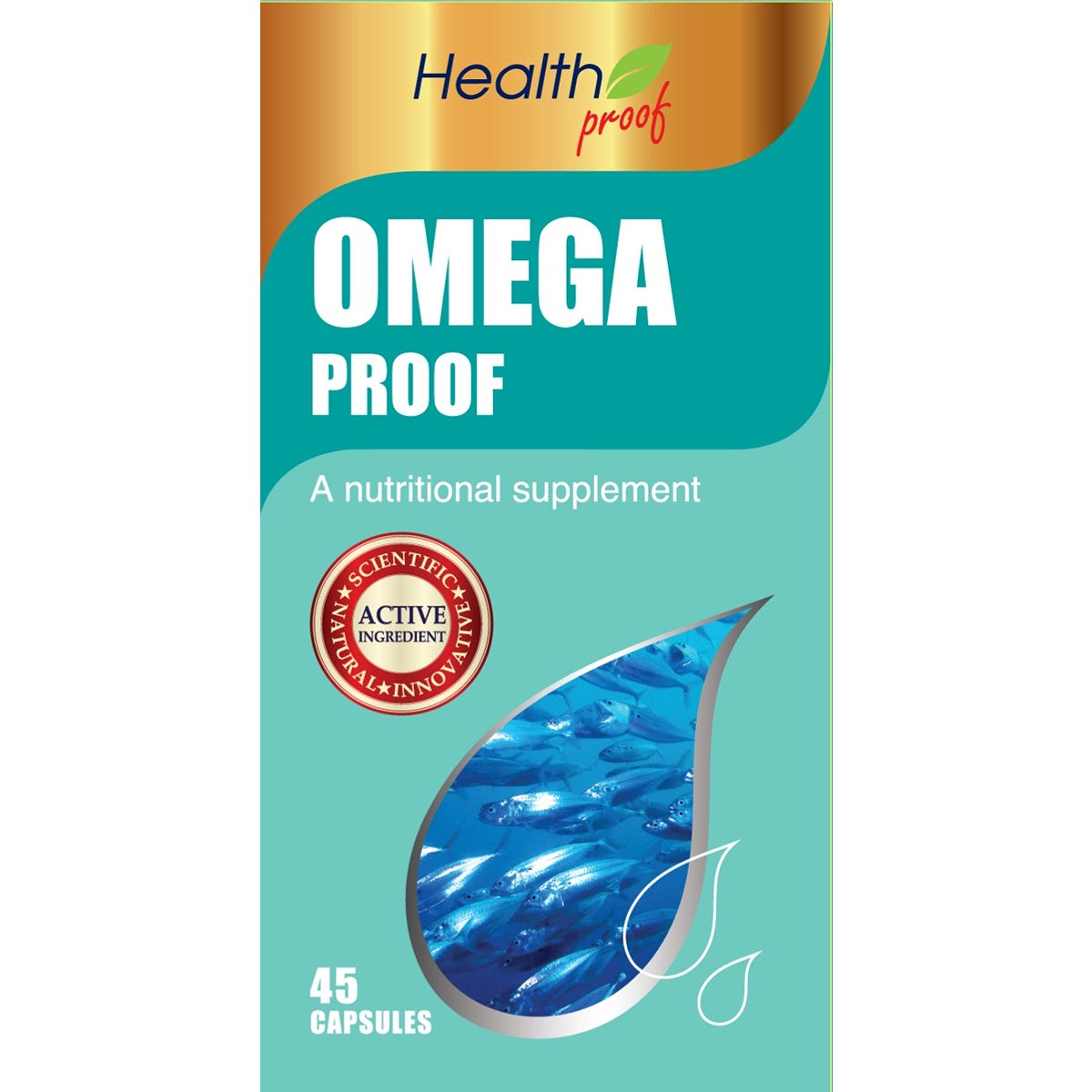 Health Proof Fish Oil Softgels 45 Capsules — authentic Hong Kong health & beauty