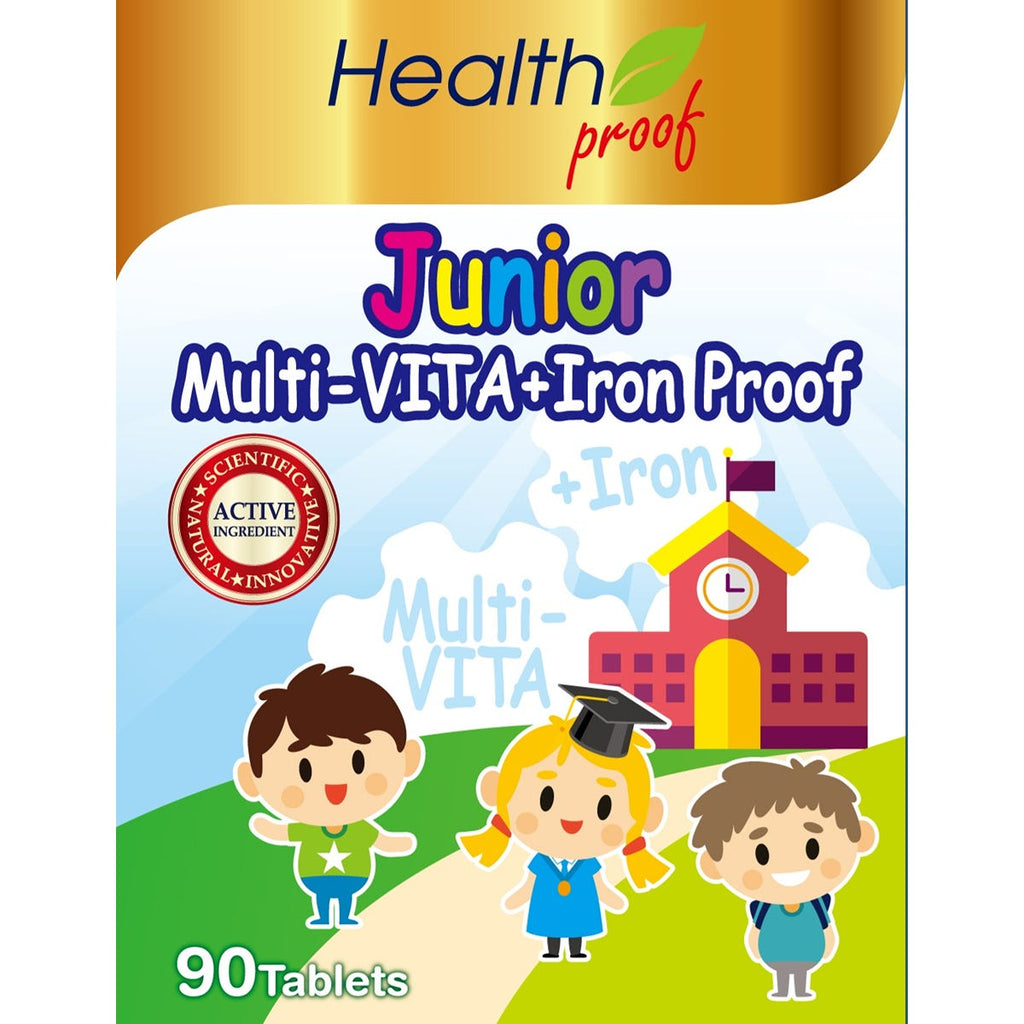 Health Proof Kids Vitamins + Iron Chewable 90 Tablets — authentic Hong Kong health & beauty