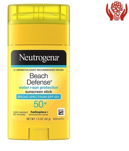 Neutrogena Beach Defense Water-Resistant Body Sunscreen Stick with Broad Spectrum SPF 50+ 42 g (New and Old Pac — authentic Hong Kong health & beauty