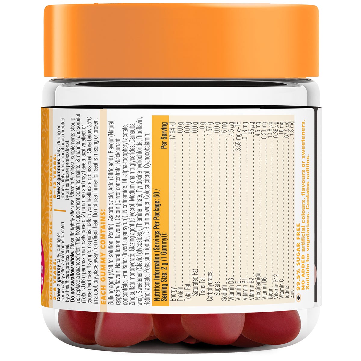 Little Swisse Kids Multivitamin Gummies 50 Gummies — authentic Hong Kong health & beauty