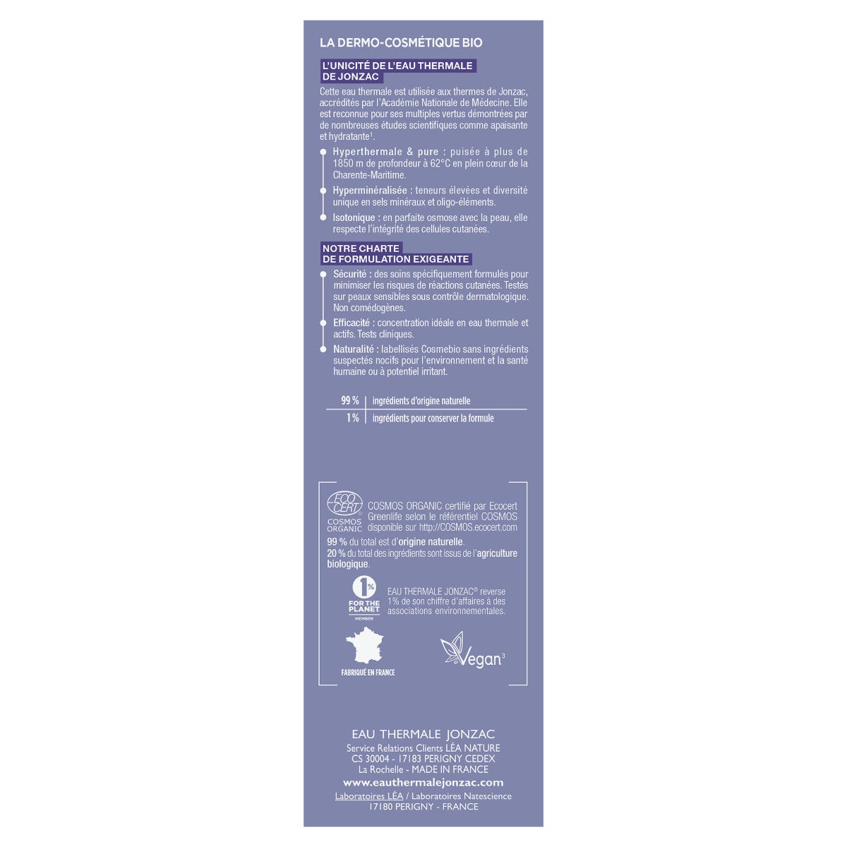 Jonzac Hypoallergenic Hydrating Repair Mask 50ml — authentic Hong Kong health & beauty