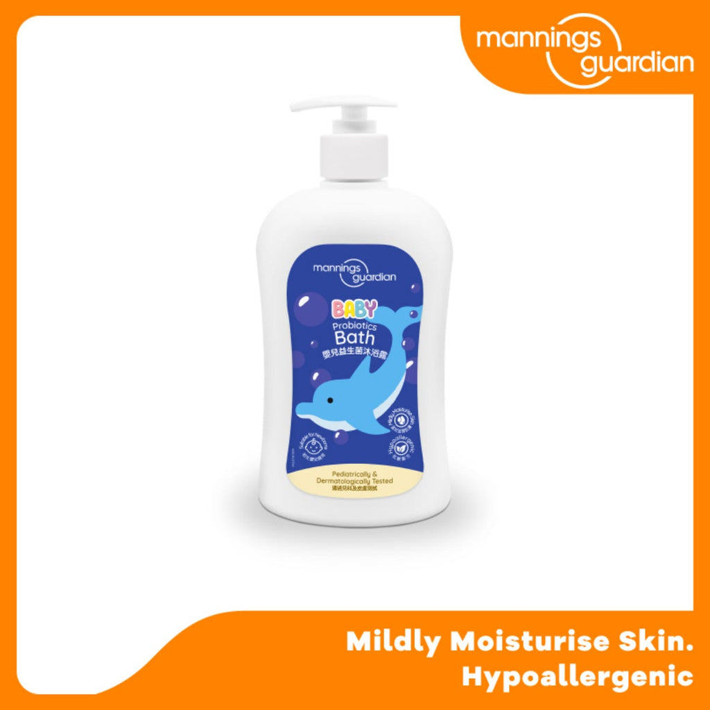 Mannings Guardian Baby Probiotic Body Wash 500ml — authentic Hong Kong health & beauty