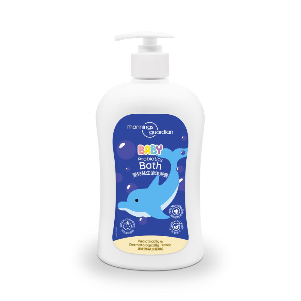 Mannings Guardian Baby Probiotic Body Wash 500ml — authentic Hong Kong health & beauty