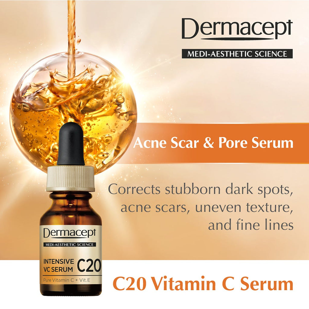 Dermacept C20 Pure Vitamin C Serum 15ml — authentic Hong Kong health & beauty