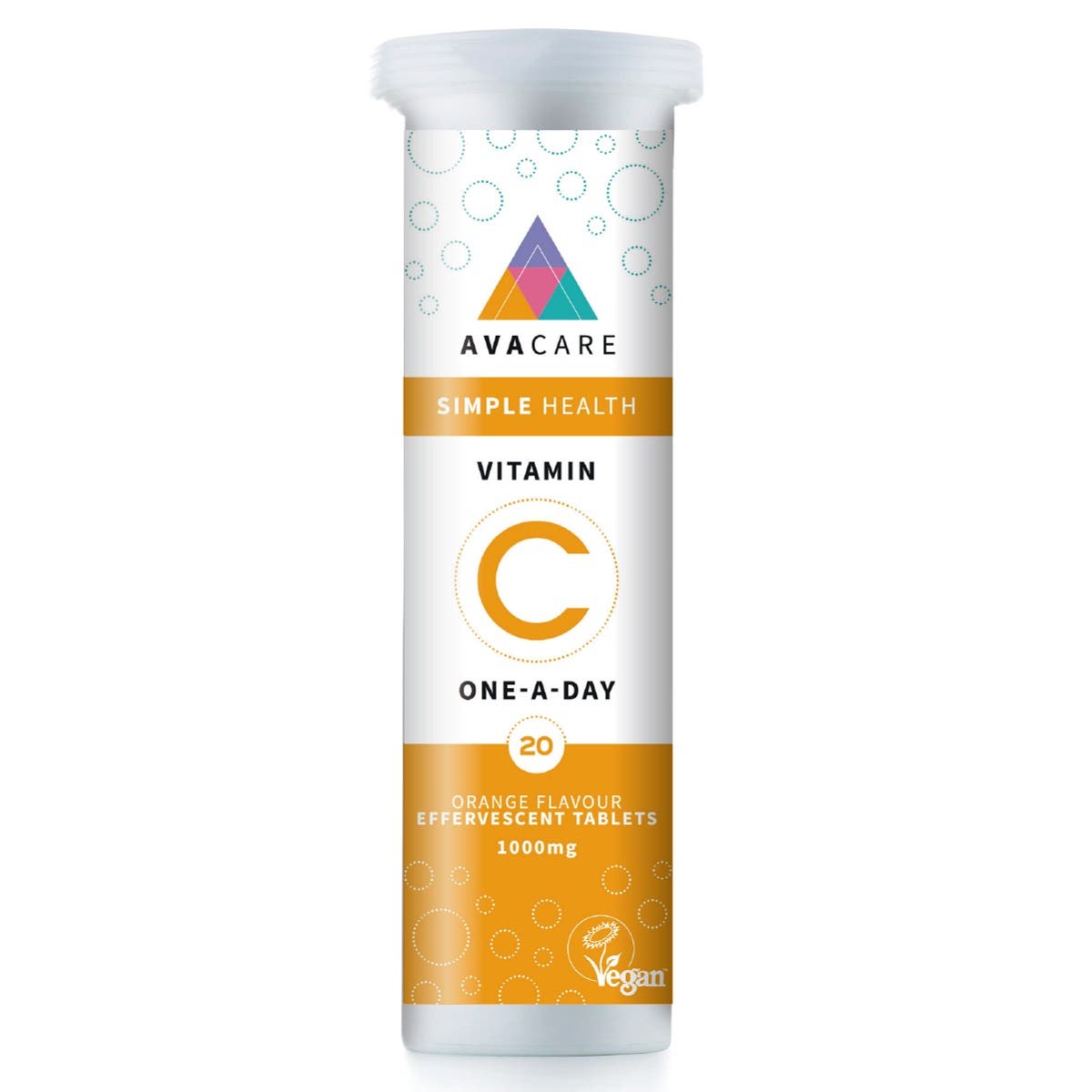 AVACARE Vitamin C 1000mg Effervescent 20 Tablets — authentic Hong Kong health & beauty