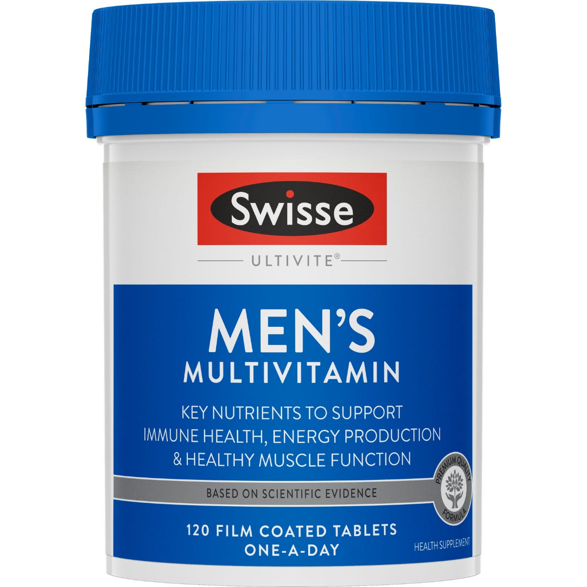 Swisse Men's Multivitamin 120 Tablets — authentic Hong Kong health & beauty