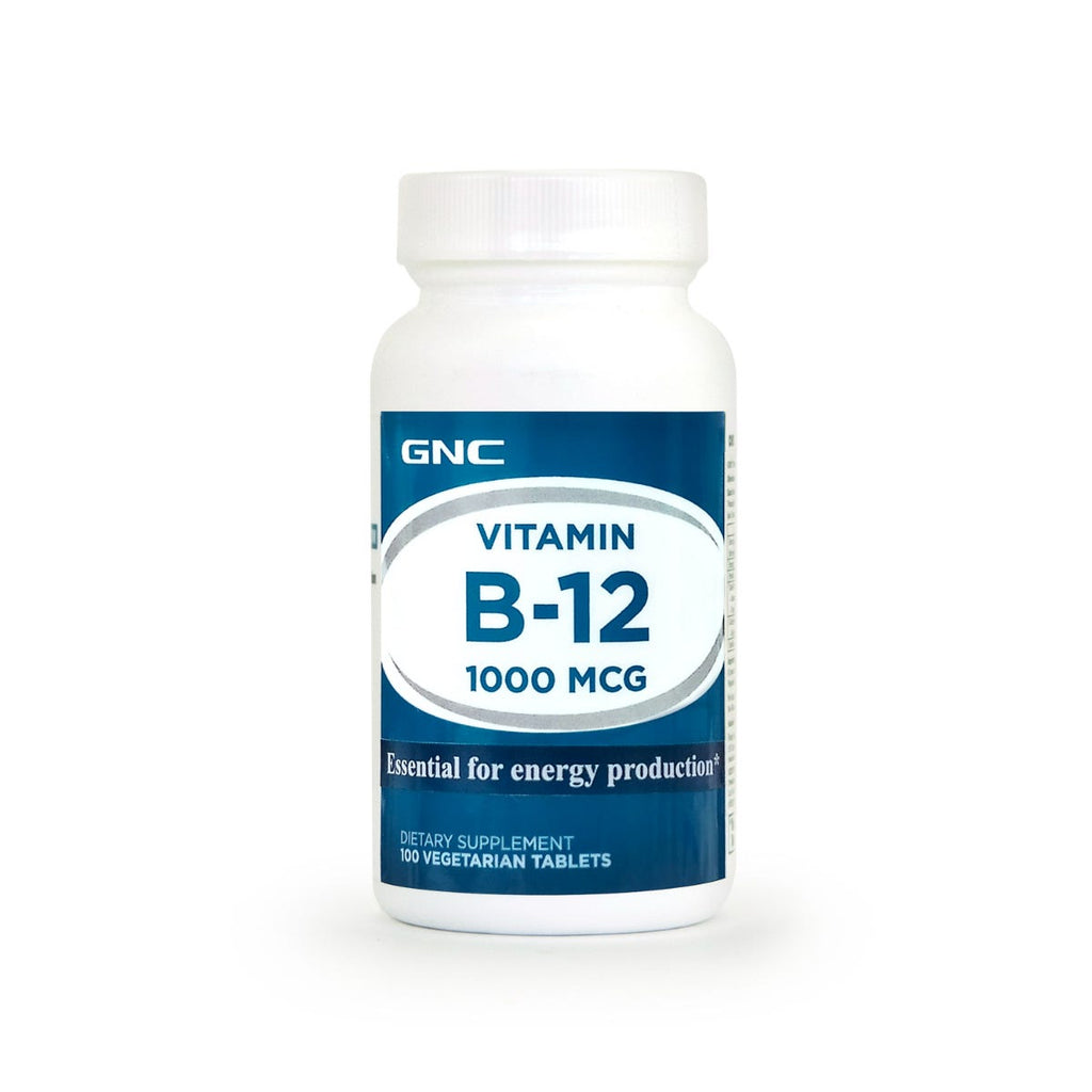 GNC Vitamin B-12 1000mcg 100 Tablets — authentic Hong Kong health & beauty