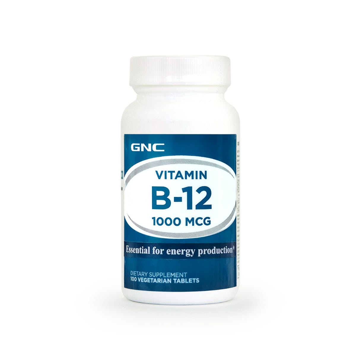 GNC Vitamin B-12 1000mcg 100 Tablets — authentic Hong Kong health & beauty