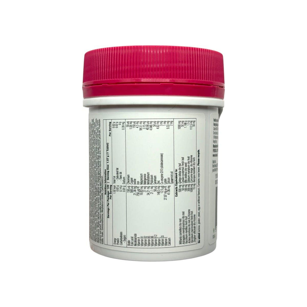 Swisse Ultivite 50+ Women's Multivitamin 120 Tablets — authentic Hong Kong health & beauty