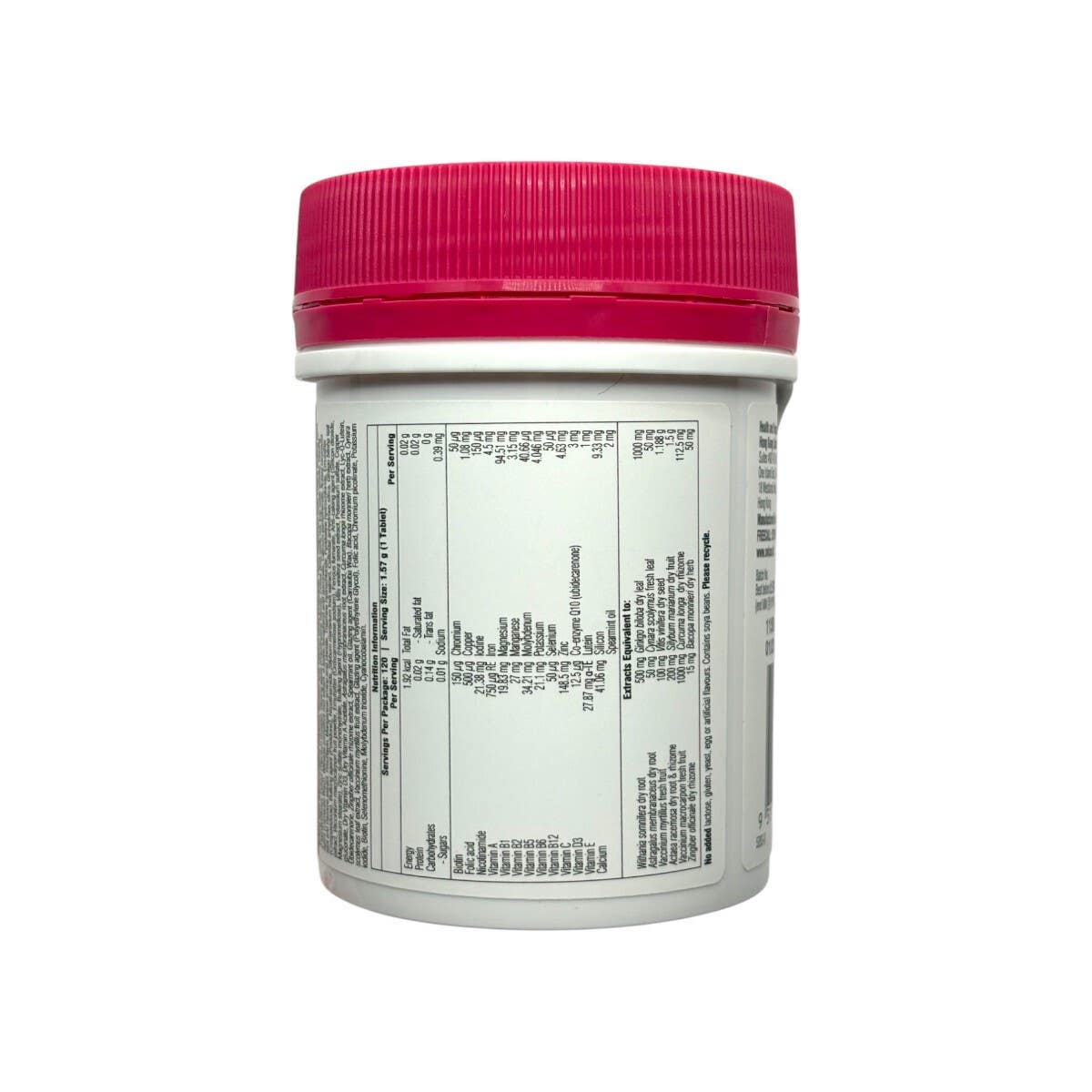 Swisse Ultivite 50+ Women's Multivitamin 120 Tablets — authentic Hong Kong health & beauty