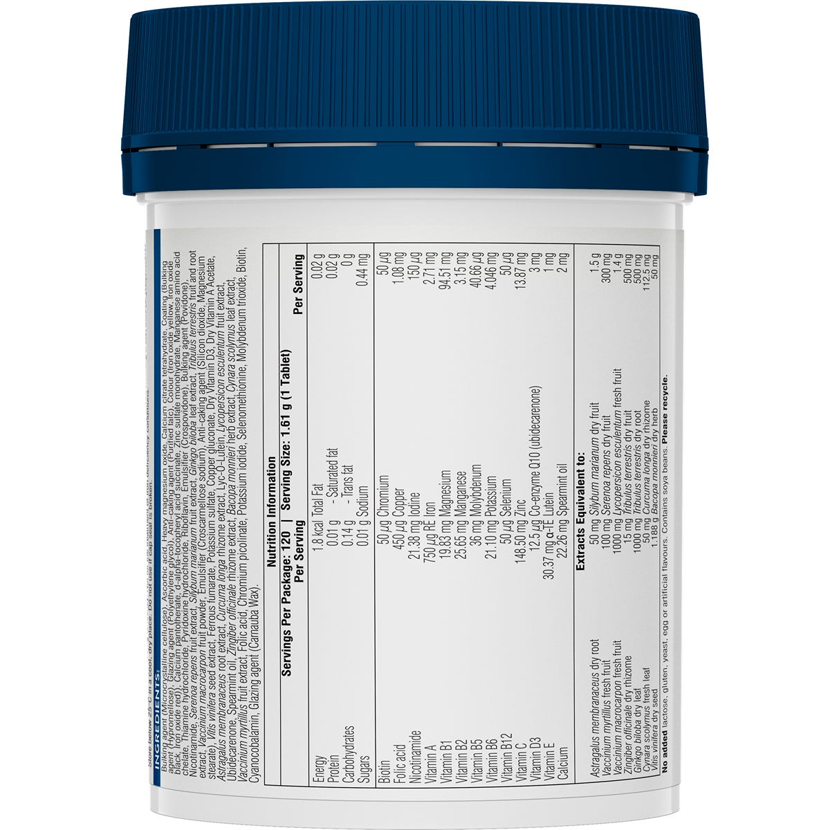 Swisse Ultivite 50+ Men's Multivitamin 120 Tablets — authentic Hong Kong health & beauty