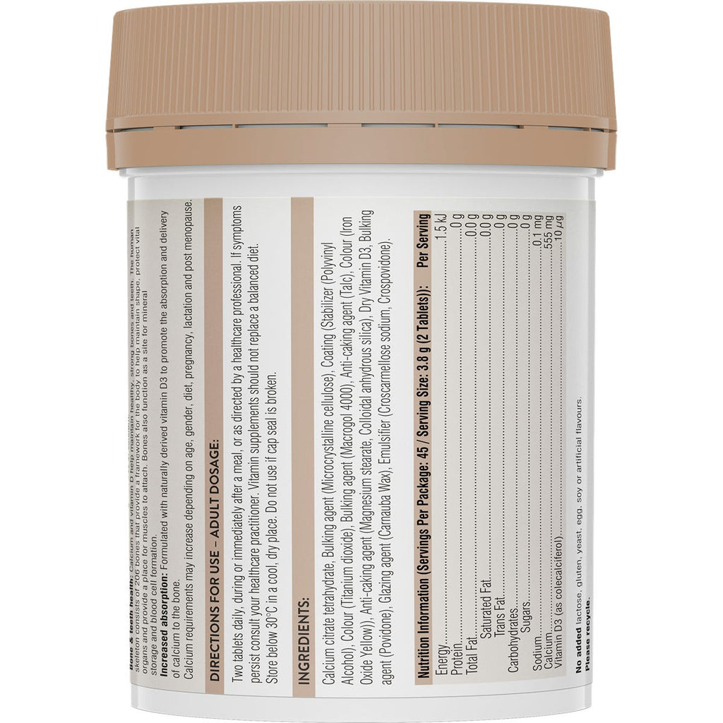 Swisse Ultiboost Calcium + Vitamin D 90 Tablets — authentic Hong Kong health & beauty