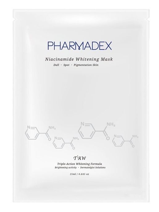 Pharmadex TAW Niacinamide Whitening Mask 15ml x 10pcs — authentic Hong Kong health & beauty