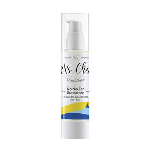 朱小姐純天然護膚保養 No No Tan Sunscreen SPF50+ 50ml — authentic Hong Kong health & beauty