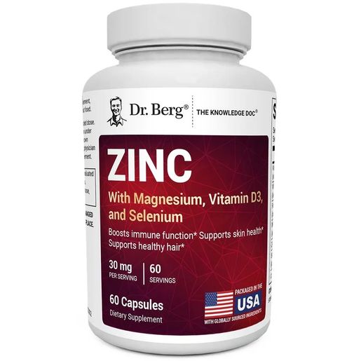 Dr.Berg Zinc with Magnesium, Vitamin D3 and Selenium – 30 mg of Zinc Parallel Import — authentic Hong Kong health & beauty