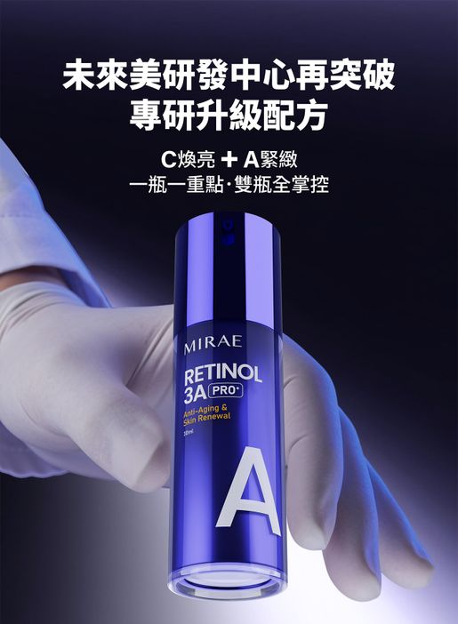 未來美 New Upgraded PRO+ Day C Night A★(3A Resurfacing & Firming Serum + 2C Brightening & Spot-Corr — authentic Hong Kong health & beauty