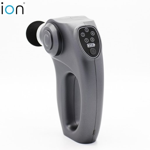 ion Light weight muscle fascia massage gun-small elephant shape curved handle design — authentic Hong Kong health & beauty