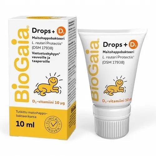 BioGaia BioGaia, Protectis Baby Droppar with Vitamin D3 10 ml Parallel Import (EXP: 02/2028) — authentic Hong Kong health & beauty