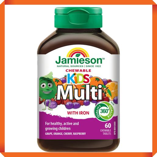 Jamieson Jamieson 100% Complete Kids Chewable Multi vitamins 60 Tablets (exp: 07/2027) — authentic Hong Kong health & beauty