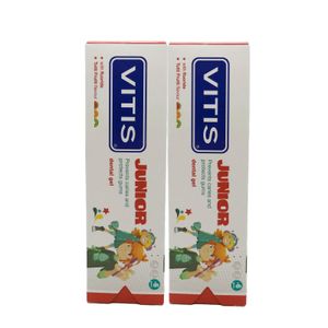VITIS VITIS Junior Dental Gel 2x75ml Prevents Caries & Protects Gums — authentic Hong Kong health & beauty