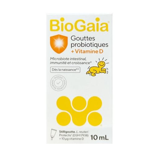 BioGaia BioGaia, Protectis Baby Droppar with Vitamin D3 10 ml Parallel Import (EXP: 02/2028) — authentic Hong Kong health & beauty
