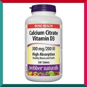 Webber Naturals webber naturals Calcium Citrate with Vitamin D 350 tablets various packing available (EXP: 11/2027*) — authentic Hong Kong health & beauty
