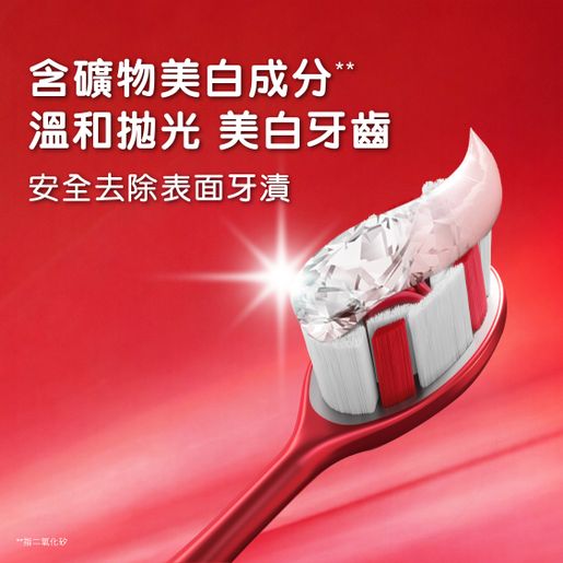 高露潔 [2 Tubes] Optic White Plus Shine Stain Removal Whitening Toothpaste (Random Delivery) — authentic Hong Kong health & beauty