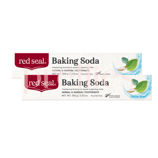 紅印 Herbal & Mineral Toothpaste (Baking Soda) 100g x2pcs (Random Version) — authentic Hong Kong health & beauty