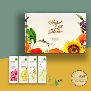 Emerail Collection Herbal Tea Gift Set (4 flavors* 15 Tea Bags) — authentic Hong Kong health & beauty