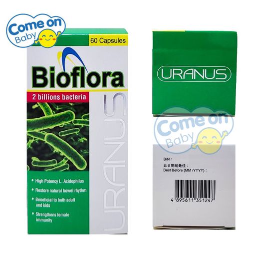 OtherBrands Uranus Bioflora Active lactic acid bacteria 60 Capsules (BBD: Feb 2029) — authentic Hong Kong health & beauty