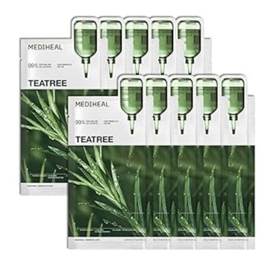 茶樹鎮靜導入精華面膜10片