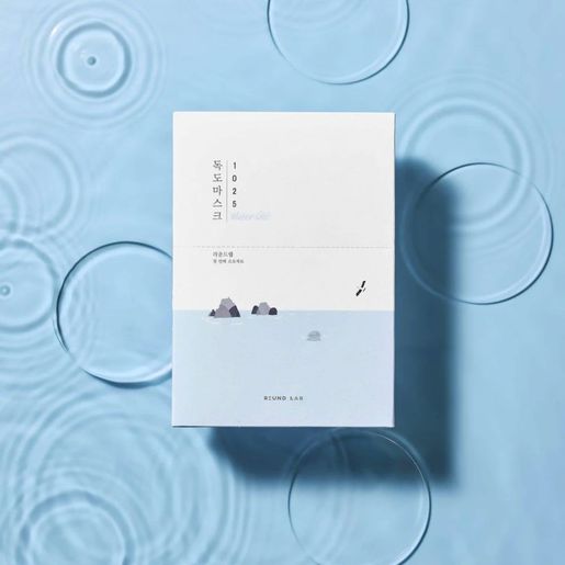 ROUND LAB DOKDO HYDRATING WATER GEL MASK 30g * 18p — authentic Hong Kong health & beauty