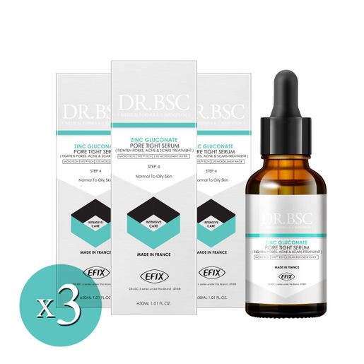 DR.BSC (3Boxes) DR.BSC (ZINC GLUCONATE)Pore Tight Serum 30ml X3 — authentic Hong Kong health & beauty