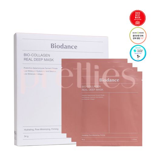 Biodance Bio Collagen Real Deep Mask (4pcs/box)(61060/60858)Pink(ParallelImport)(EN/KRRandomVer) — authentic Hong Kong health & beauty