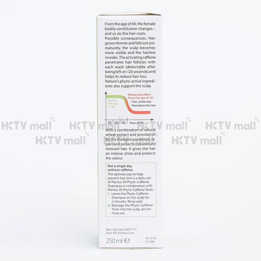 Plantur 39 Phyto-Caffeine Shampoo for Coloured and Stressed Hair - Prevents and reduces hair loss (Random Deliv — authentic Hong Kong health & beauty