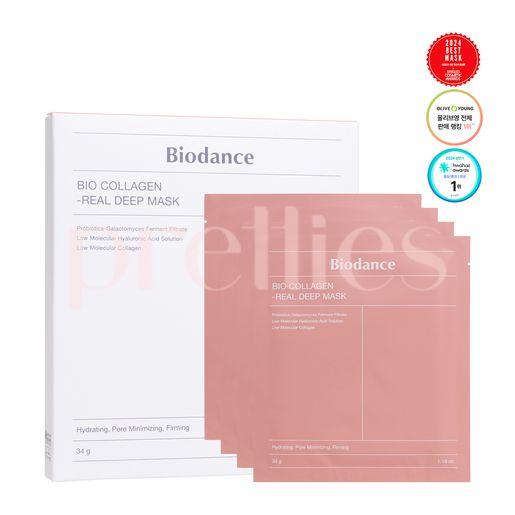 Biodance Bio Collagen Real Deep Mask (4pcs/box)(61060/60858)Pink(ParallelImport)(EN/KRRandomVer) — authentic Hong Kong health & beauty