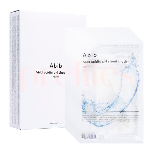 Abib Mild Acidic PH Sheet Mask - Aqua Fit (10 Sheet/Box) (Random Version) — authentic Hong Kong health & beauty