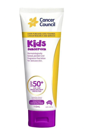 澳洲防癌協會 Australian Trusted Quality Kids Waterproof Sunscreen SPF50+ 110ml Tube — authentic Hong Kong health & beauty