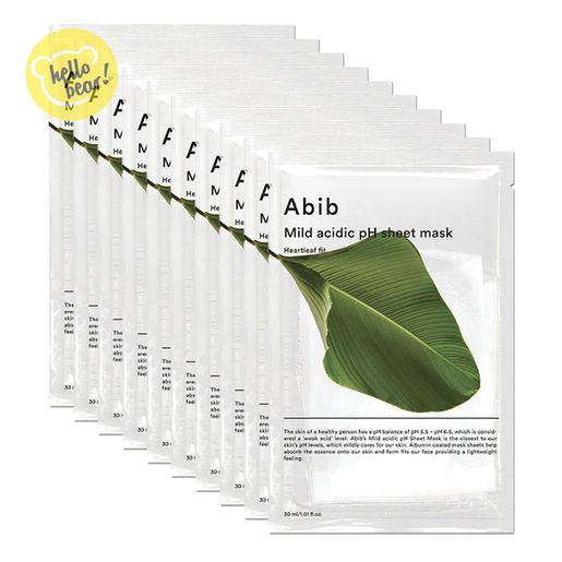 Abib Heartleaf Sticker Sheet Mask (30ml x 10pcs) (Parallel import-Random Package) — authentic Hong Kong health & beauty