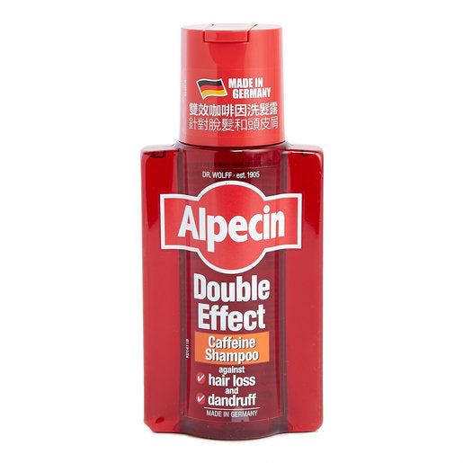Alpecin Double Effect Caffeine Shampoo - Helps prevent hair loss and oily dandruff, for men — authentic Hong Kong health & beauty