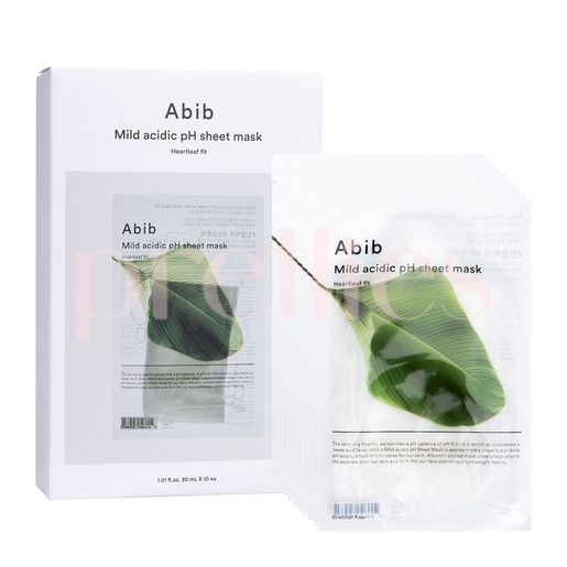 Abib Mild Acidic PH Sheet Mask - Heartleaf Fit (10 Sheet/Box) RandomVer — authentic Hong Kong health & beauty