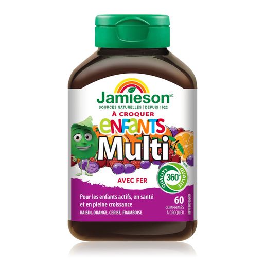 Jamieson Jamieson 100% Complete Kids Chewable Multi vitamins 60 Tablets (exp: 07/2027) — authentic Hong Kong health & beauty