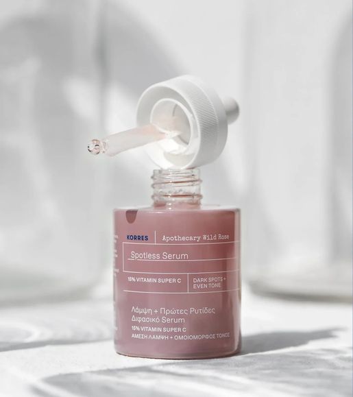 KORRES Wild Rose 15% Vitamin C Spotless Serum 30ml — authentic Hong Kong health & beauty