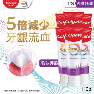 高露潔 [6pcs Combo] Total Pro Gum Health Toothpaste - Reduce Gum Bleeding (Random Delivery) — authentic Hong Kong health & beauty