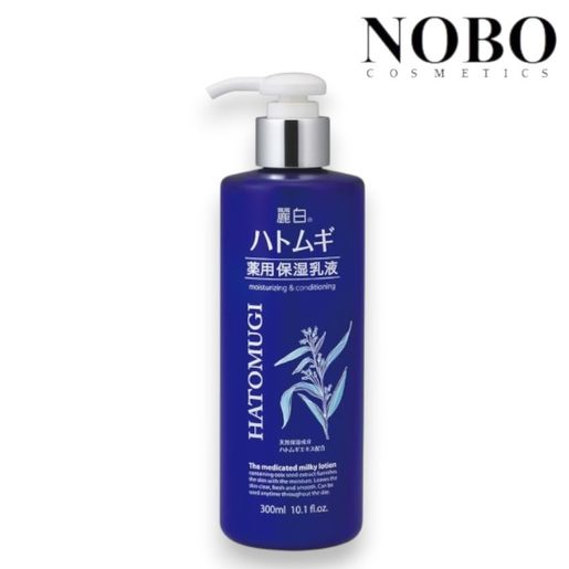 熊野油脂 Hatomugi Moisturizing & Conditionong The Medicated Milky Lotion 300ml — authentic Hong Kong health & beauty