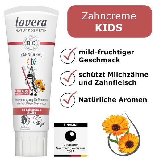 Lavera Organic Calendula Children's Toothpaste — authentic Hong Kong health & beauty