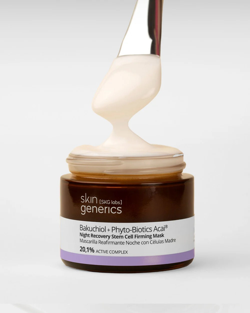 skin generics SKG Night Recovery Stem Cell Firming Mask Bakuchiol+ Phyto-Biotics Acai 20,1% Active Complex 50ml — authentic Hong Kong health & beauty
