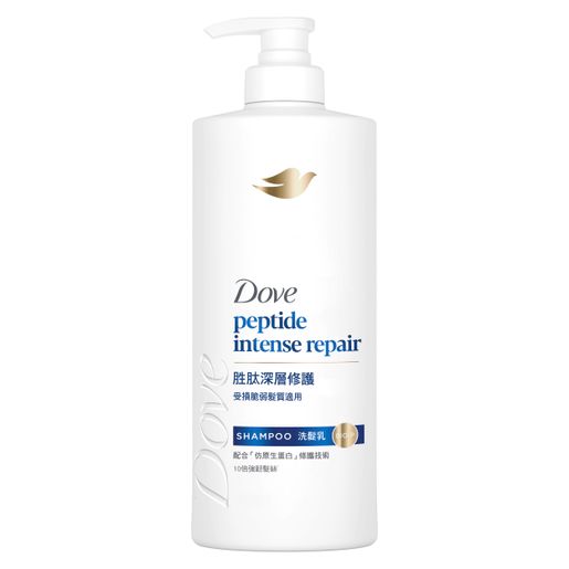 多芬 Shampoo Peptide Intense Repair 580ml — authentic Hong Kong health & beauty