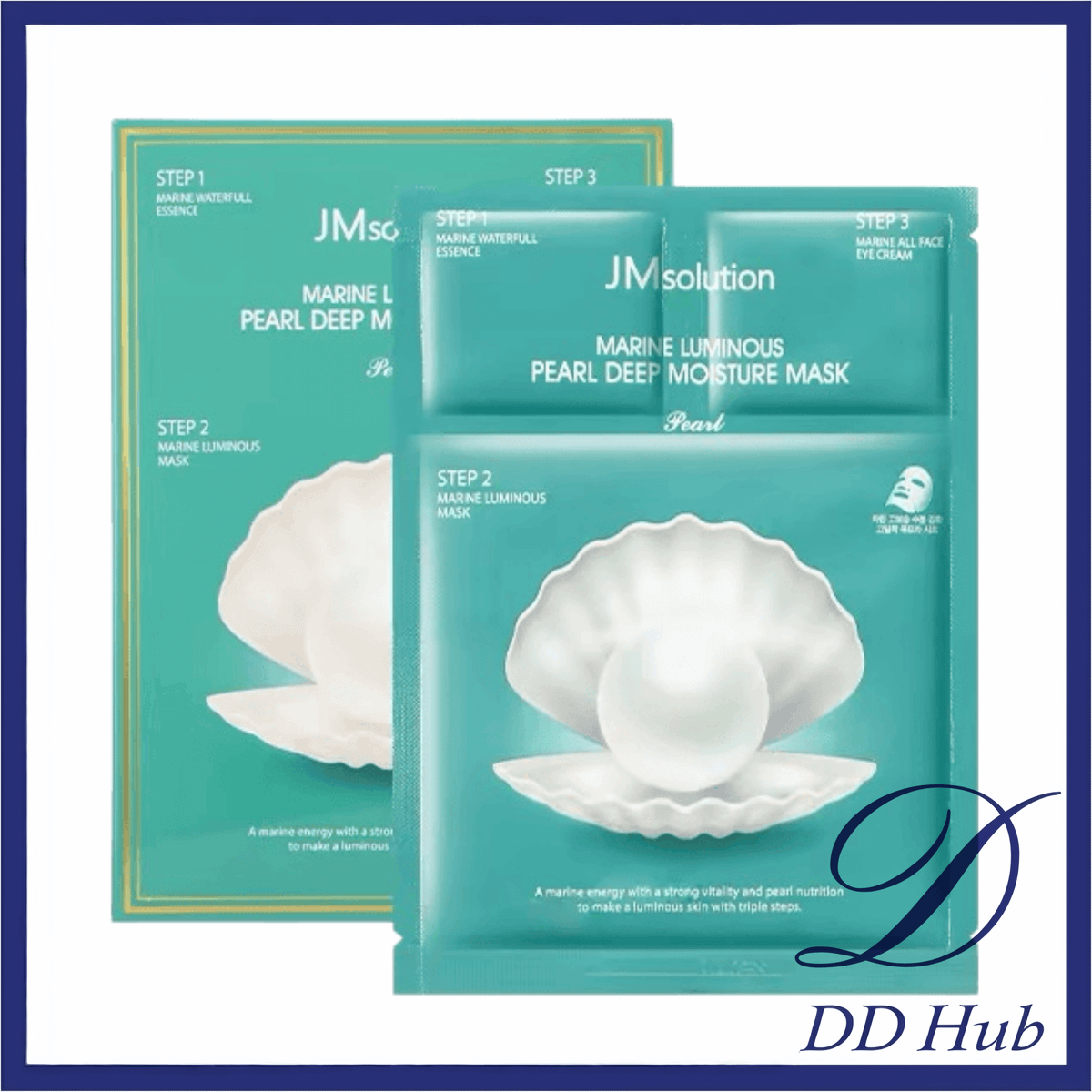 JMsolution Marine Luminous Pearl Deep Moisture Mask Random version — authentic Hong Kong health & beauty